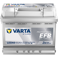 Varta Fritidsbatteri Efb Batteri 12V 60Ah 640Cca (242X175X190/190Mm) +Høyre Led60 (Var-930060)
