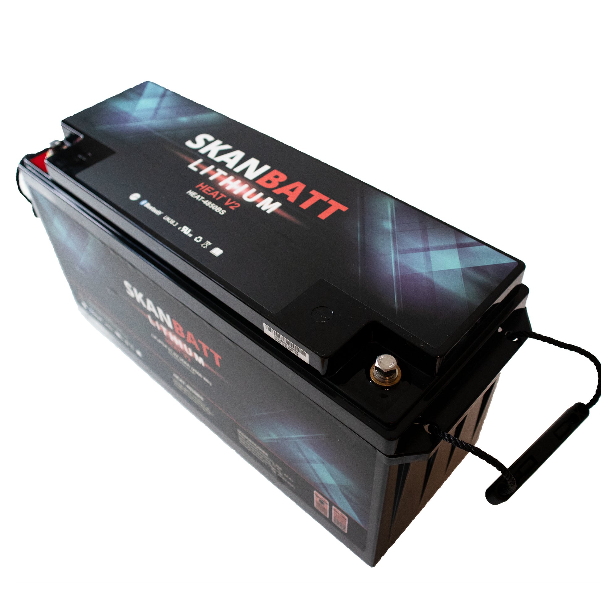 SKANBATT V2 Lithium Batteri 51,2V 50Ah 50A BMS - HEAT - Bluetooth (483x170x240mm) - Image 3