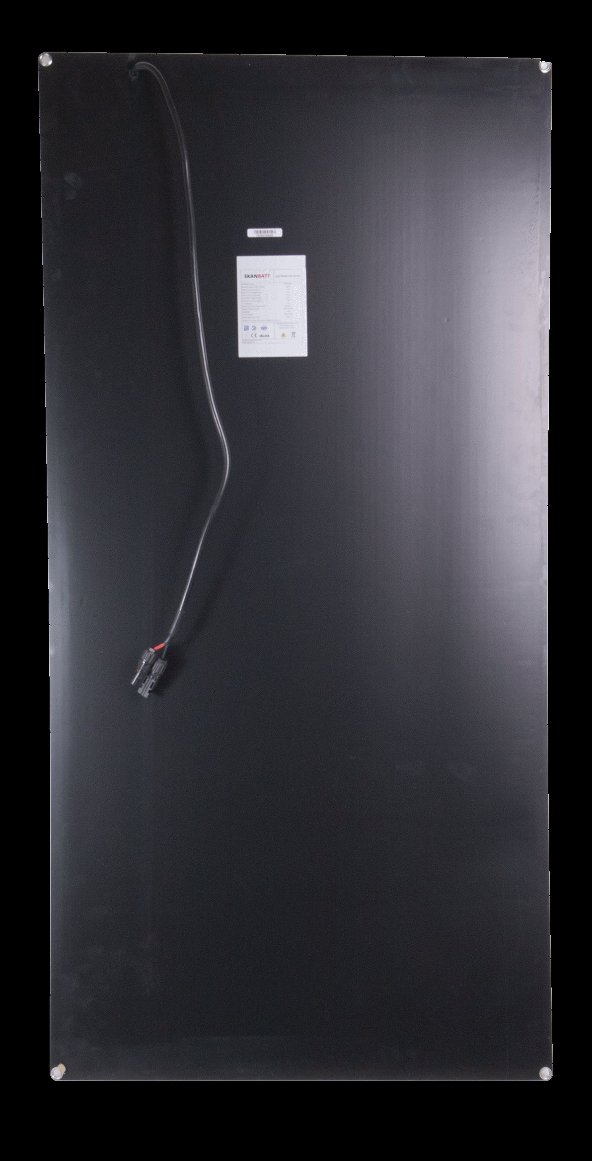SKANBATT Fleksibelt Solcellepanel 160W - ETFE - 1350x670x3mm - Image 2