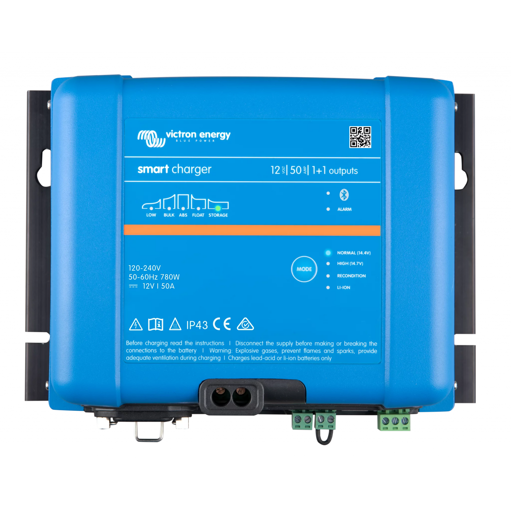 VICTRON Phoenix Smart IP43 Batterilader 12V 50A 1+1 kanaler