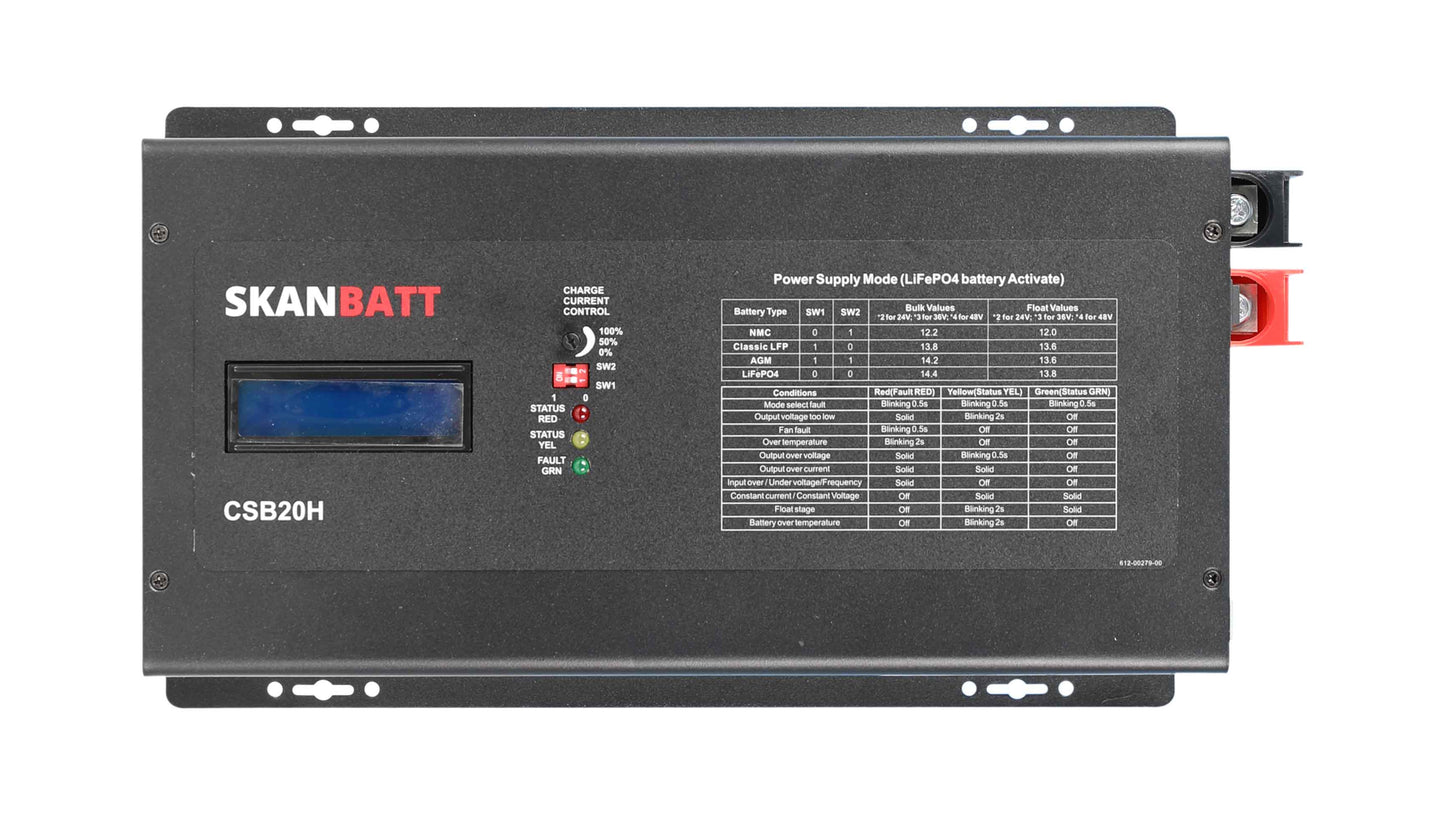 Skanbatt Batterilader 12/24V 2Kw / 150A shown in product view