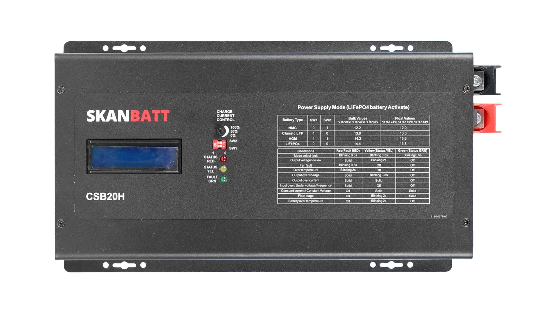 Skanbatt Batterilader 12/24V 2Kw / 150A shown in product view