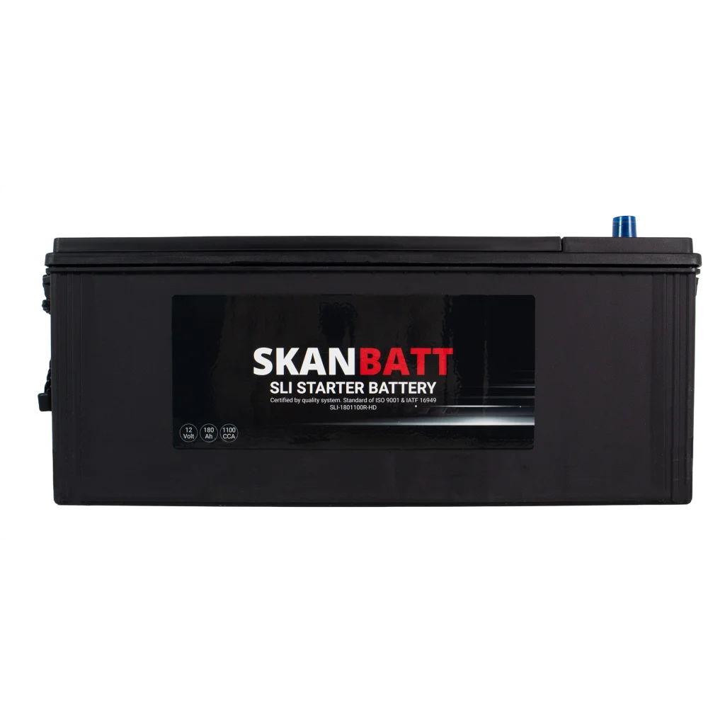 SKANBATT SLI HD Startbatteri 12V 180AH 1100CCA (513x224x218mm) +R