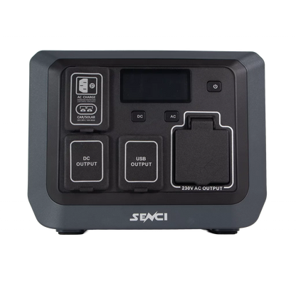 SENCI Lithium LPS 268Wh Power Station med 600W (1200W) sinus inverter