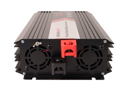 Skanbatt Inverter 24V 3000W (6000W) Ren Sinus M/Trådløs Fjernkontroll shown in detail view