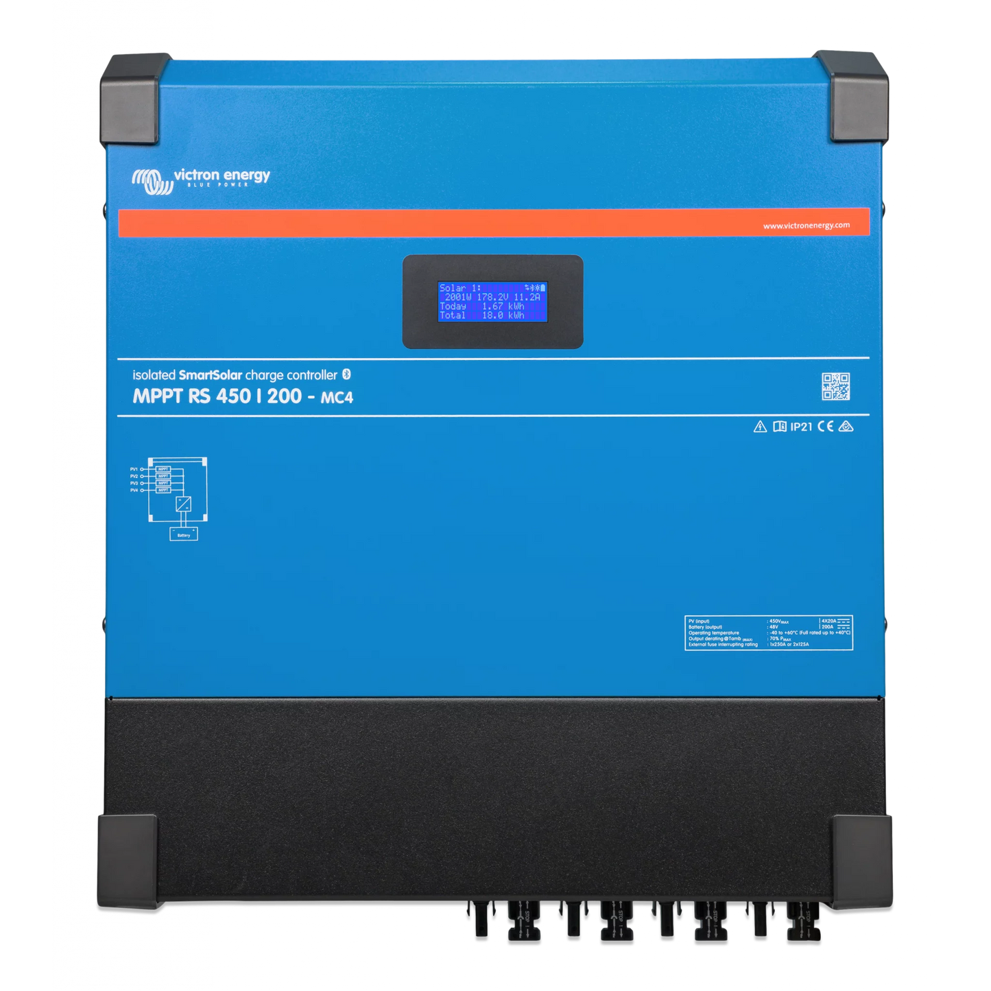 VICTRON SmartSolar MPPT RS 450/200-MC4