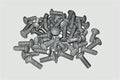 Vognbolt 50 Stk M10X30