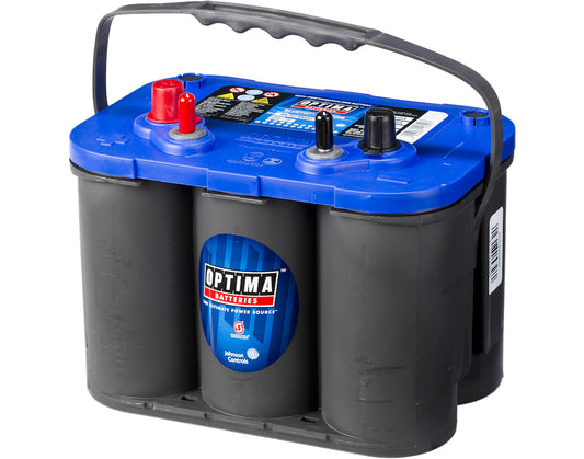 OPTIMA AGM Blue Top 12V 50AH 815CCA (254x175x200mm) +venstre 8006-252 - Image 1