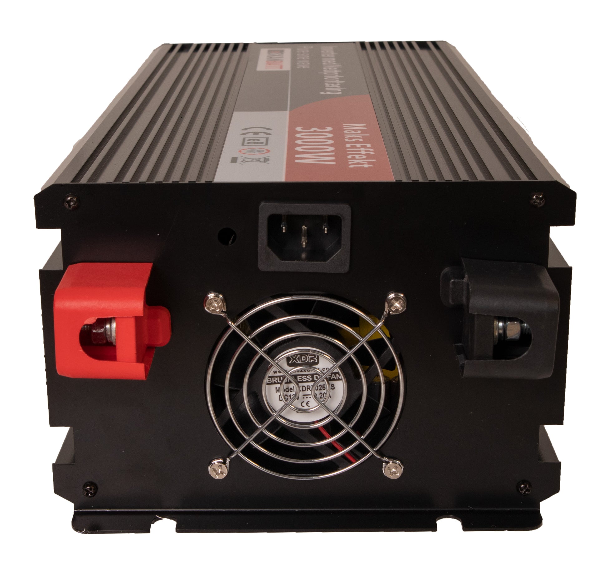 SKANBATT Inverter 12V 3000W Ren Sinus med Nettprioritering, Trådløs Fjernkontroll - Image 3