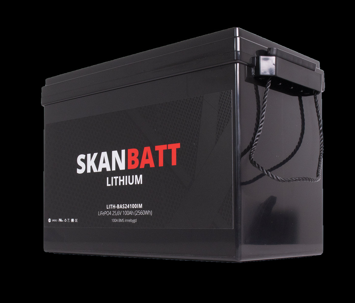 SKANBATT Lithium Batteri 24V 100Ah (LiFePO4) BMS 100A - Image 5