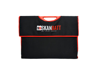 Skanbatt Sammenleggbart Solcellepanel 60W M/Usb shown in angle view