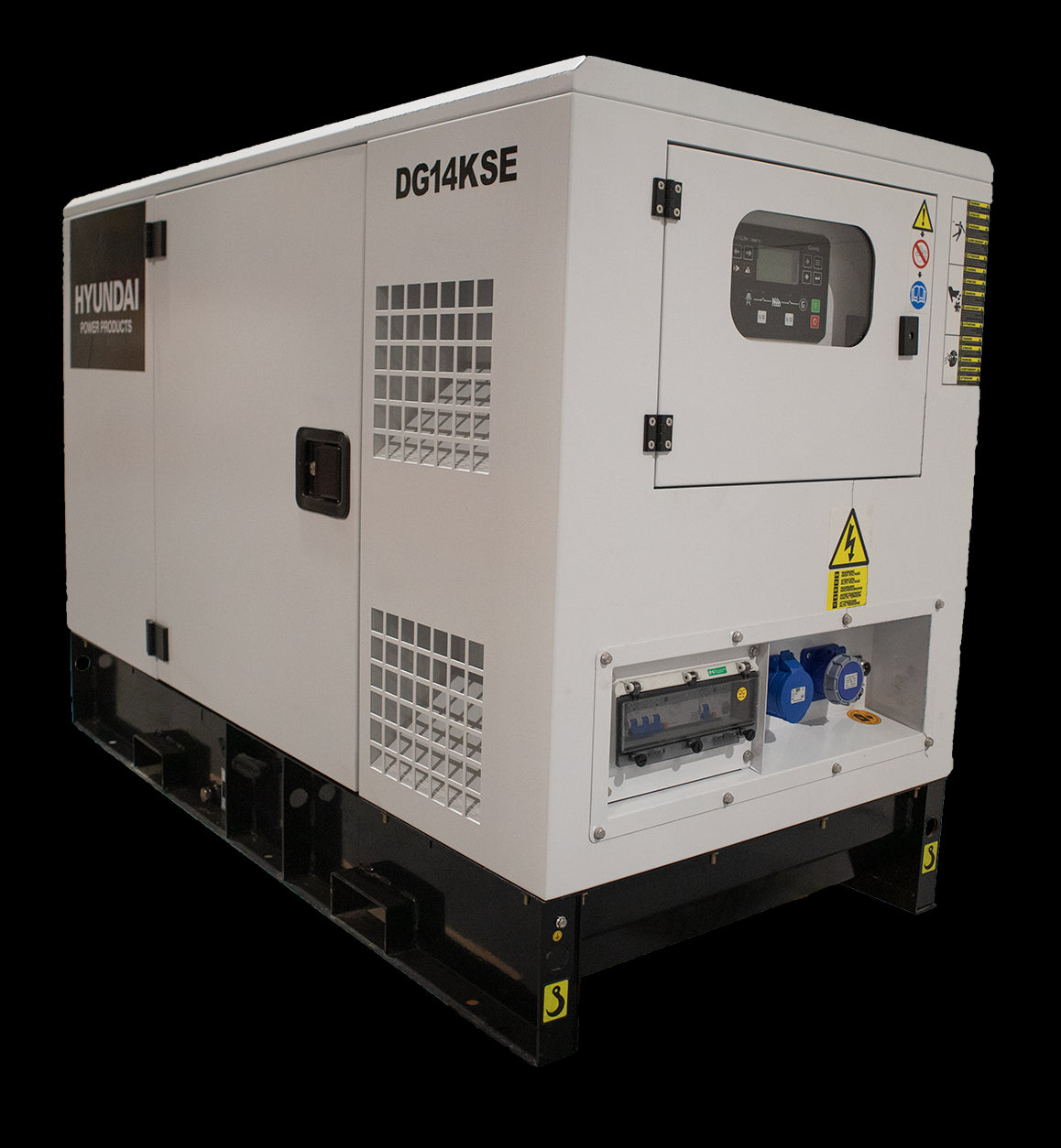 HYUNDAI DG14KSE Diesel strømaggregat 230V 3-Fase 13,8kVA  - 1500RPM - Vannkjølt - Image 1