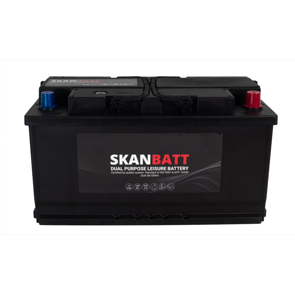 SKANBATT Dual Purpose 12V 100AH 970CA (353x175x190mm) +R
