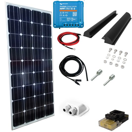 Skanbatt Basic 200w Short m/ Victron Smart solar MPPT m/blåtann