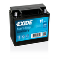 EXIDE AGM BATTERI 12V 15Ah 200 CCA (150x90x145mm) +Venstre