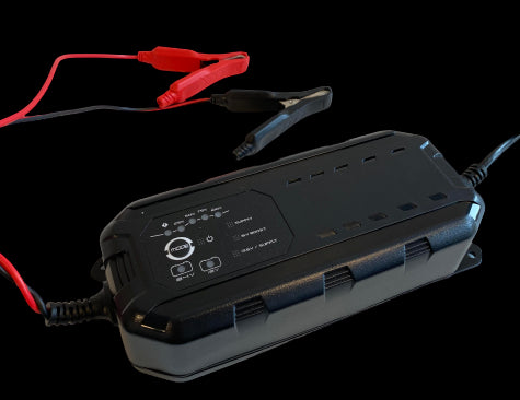 LEMANIA Batterilader 12/24V 7A Elektronisk - Image 1