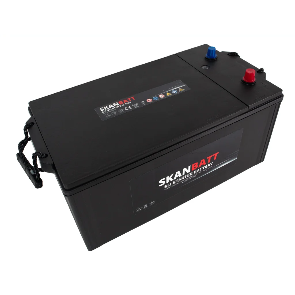 SKANBATT SLI SHD Startbatteri 12V 230AH 1200CCA (518x276x218mm) +L