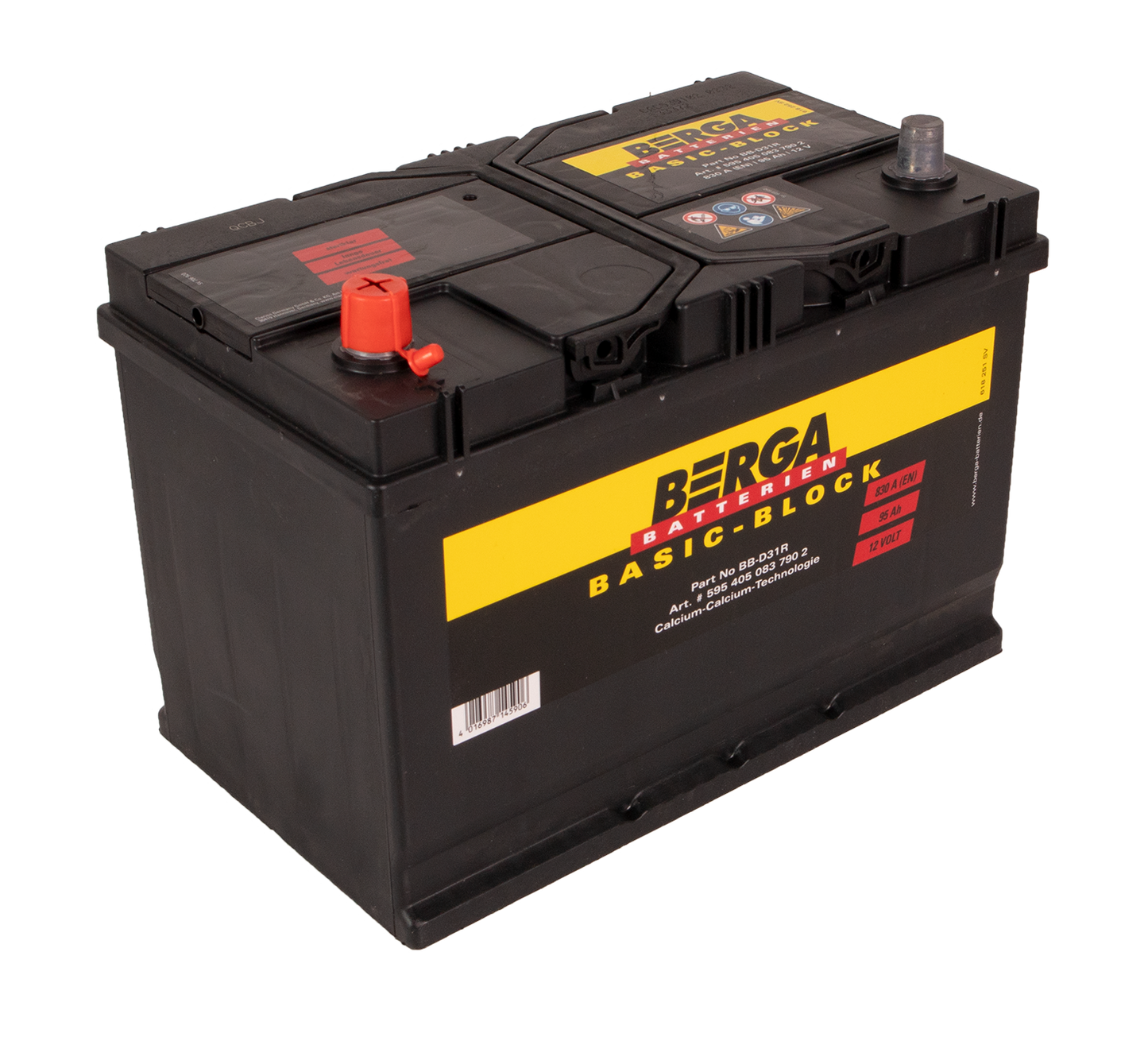 BERGA Basic Block 12V 95AH 830CCA shown in product view