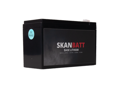SKANBATT Base Lithium - 12V 9Ah 10A BMS - 150x65x95mm - 3 Års garanti shown in product view image 4