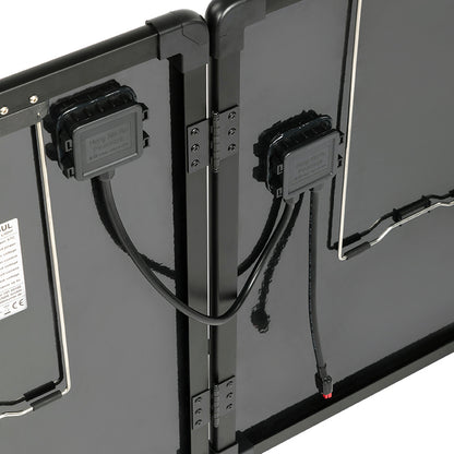 Wattstunde Solcellekoffert Ultralett 120W label detail