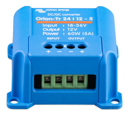 Victron Orion Tr24/12-5 Omformer (Ikke Isolert) shown in angle view