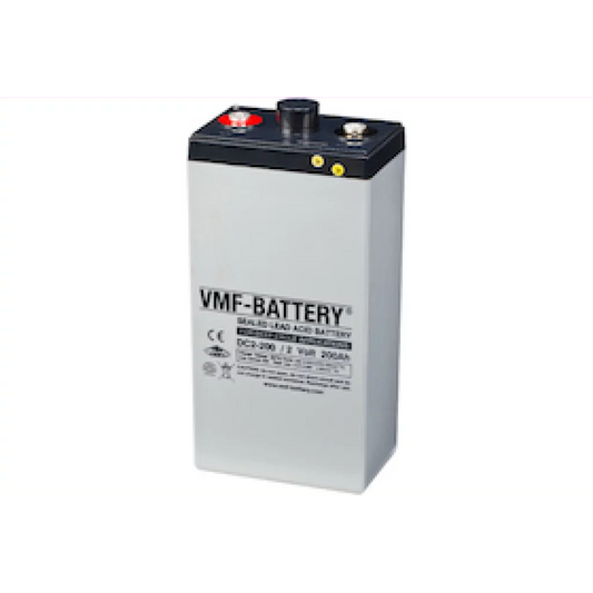 Produktbilde av VMF AGM Batteri 2V 200AH (173x111x330/366) M8 (EDC2-200)