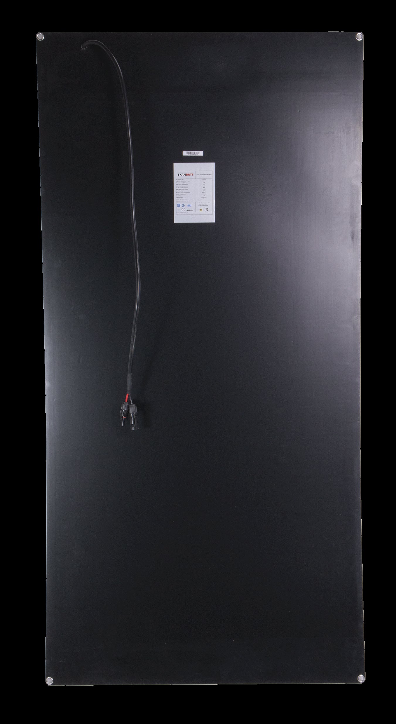 SKANBATT Fleksibelt Solcellepanel 200W - ETFE - 1435x710x3mm - Image 2
