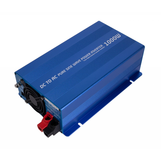 Inverter 12V 1000W Ren Sinus M/Fjernkontroll