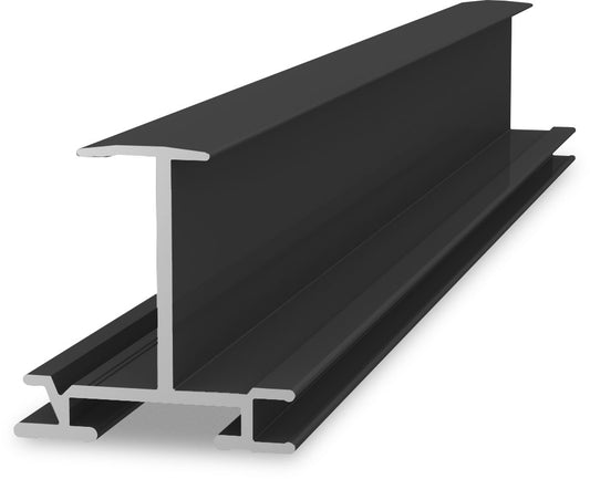 InsertionRail, black anodized - Image 1