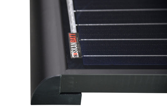 Skanbatt Aero 200W Panel Med 7M Kabel Og Spoilere For Enkel Montering shown in product view