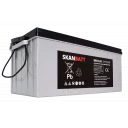 SKANBATT AGM Deep Cycle Batteri 12V 225AH C10 (522x240x219mm) +høyre