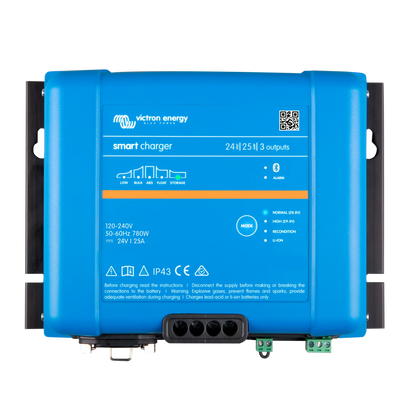 VICTRON Phoenix Smart IP43 Batterilader 24V 25A 3-kanaler 120-240V