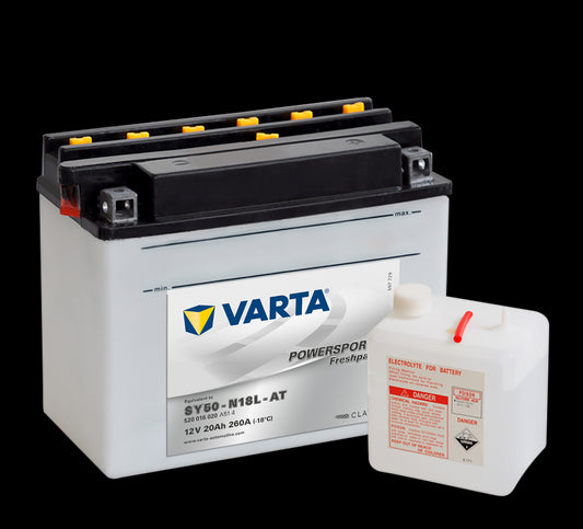 VARTA MC Batteri 12V 20AH 260CCA (205x90x162mm) +høyre SY50-N18L-AT
