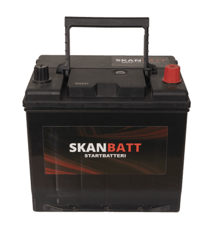 Skanbatt Startbatteri 12V 60Ah 510En +H shown in angle view