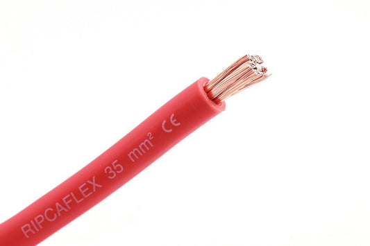 Batterikabel 16mm2 - Rød - Image 1