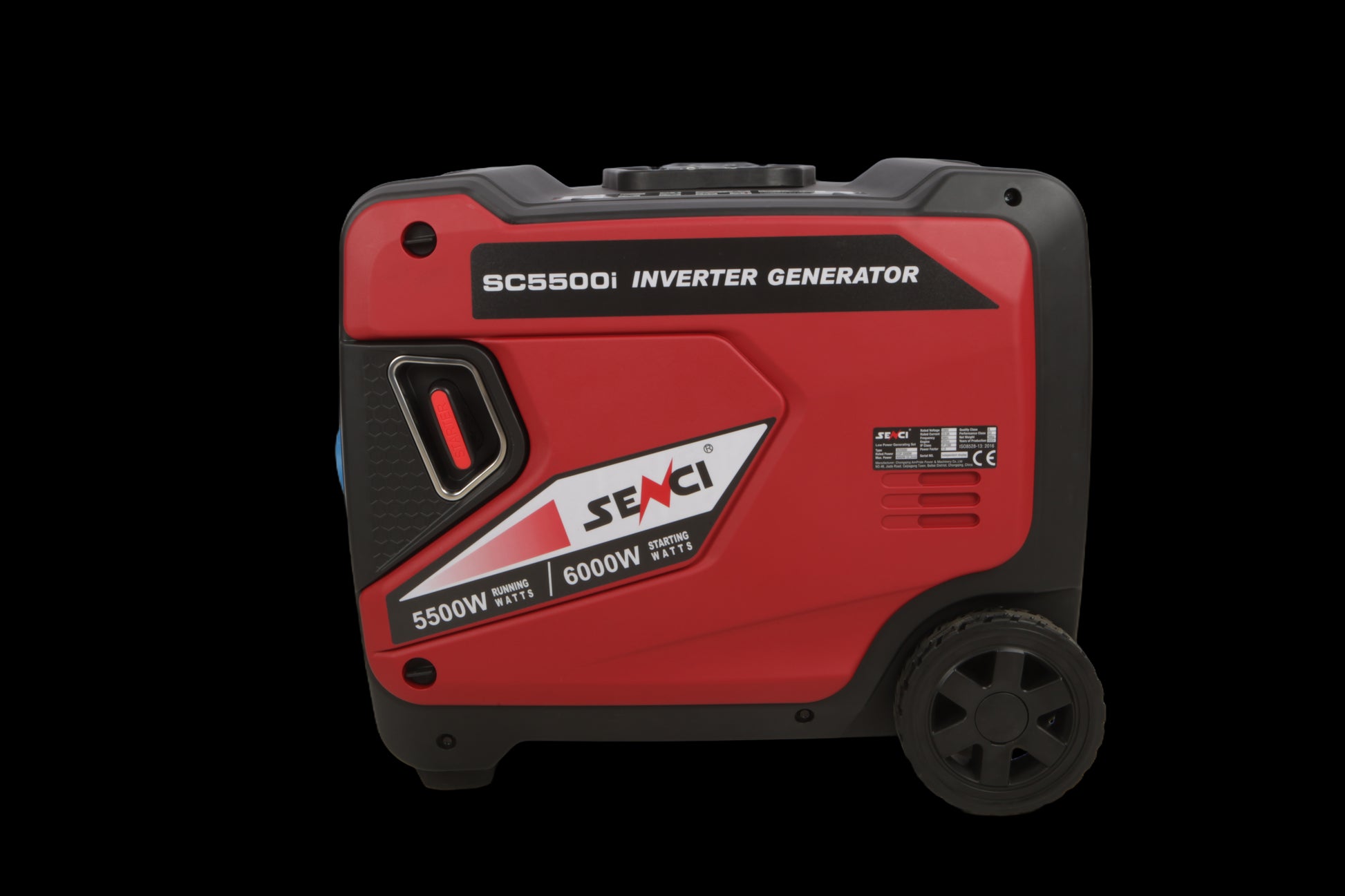 SENCI SC5500i Inverter Aggregat - Bensin - Max 6000W - ATS - Elektrisk start - Image 9