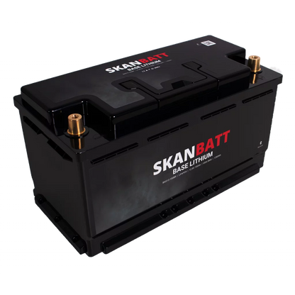 Produktbilde 4 av SKANBATT Base Lithium - 12V 100Ah 100A BMS - 352x175x190mm - Bluetooth - 3 Års garanti - Bobil