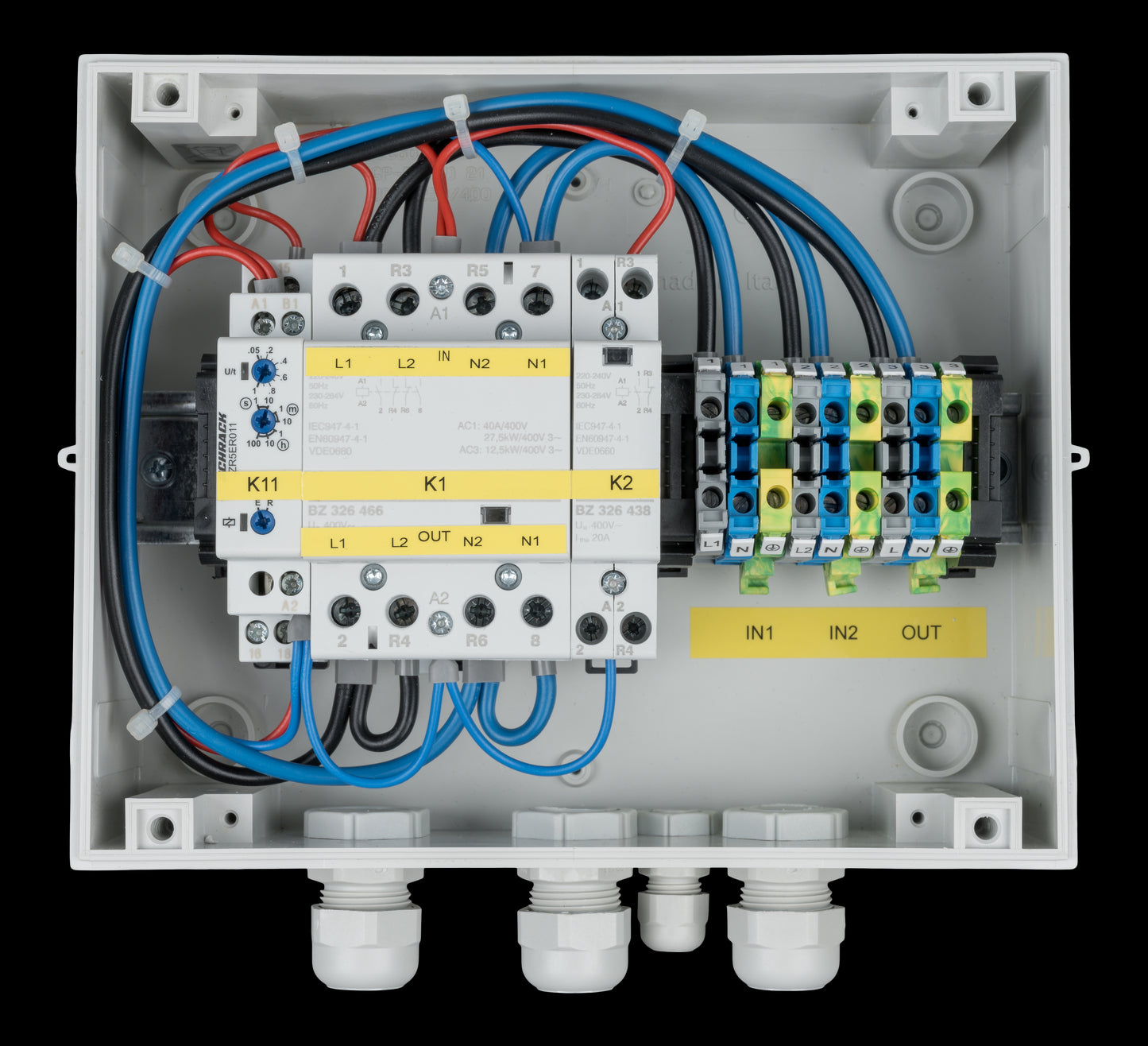 VE Transfer Switch 10KVA, 1-fas 200-250Vac - Image 2