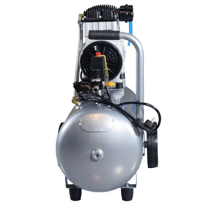 Hyundai Hyac50-2S Stillegående Kompressor 50L / 1500W shown in angle view