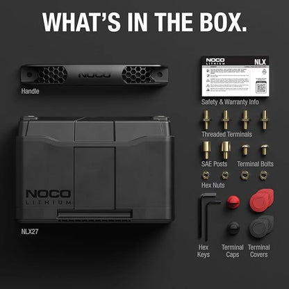 NOCO Dual Litium Batteri - 12V 100Ah  1400CCA shown in product view