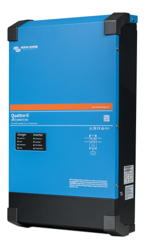 Victron Quattro-Ii 48/5000/70-50/50 Kombinert Batterilader Og Inverter shown in detail view