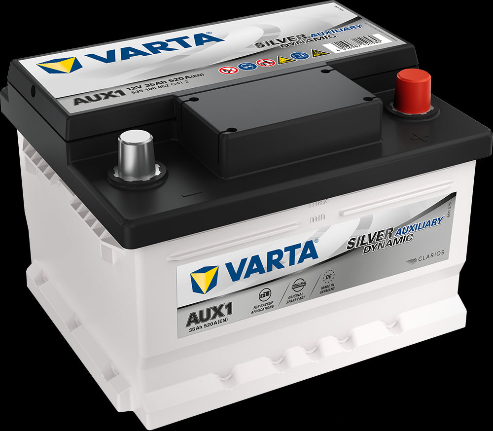 VARTA Silver Dynamic AUX Batteri 12V 35AH 540EN (212x175x140mm) +høyre AUX1 - Image 1