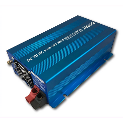 Inverter 12V 1000W Ren Sinus M/Fjernkontroll