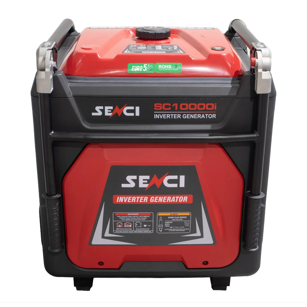 SENCI SC10000i Inverter Aggregat - Bensin - Max 9000W - ATS / Relestyring - Elektrisk start