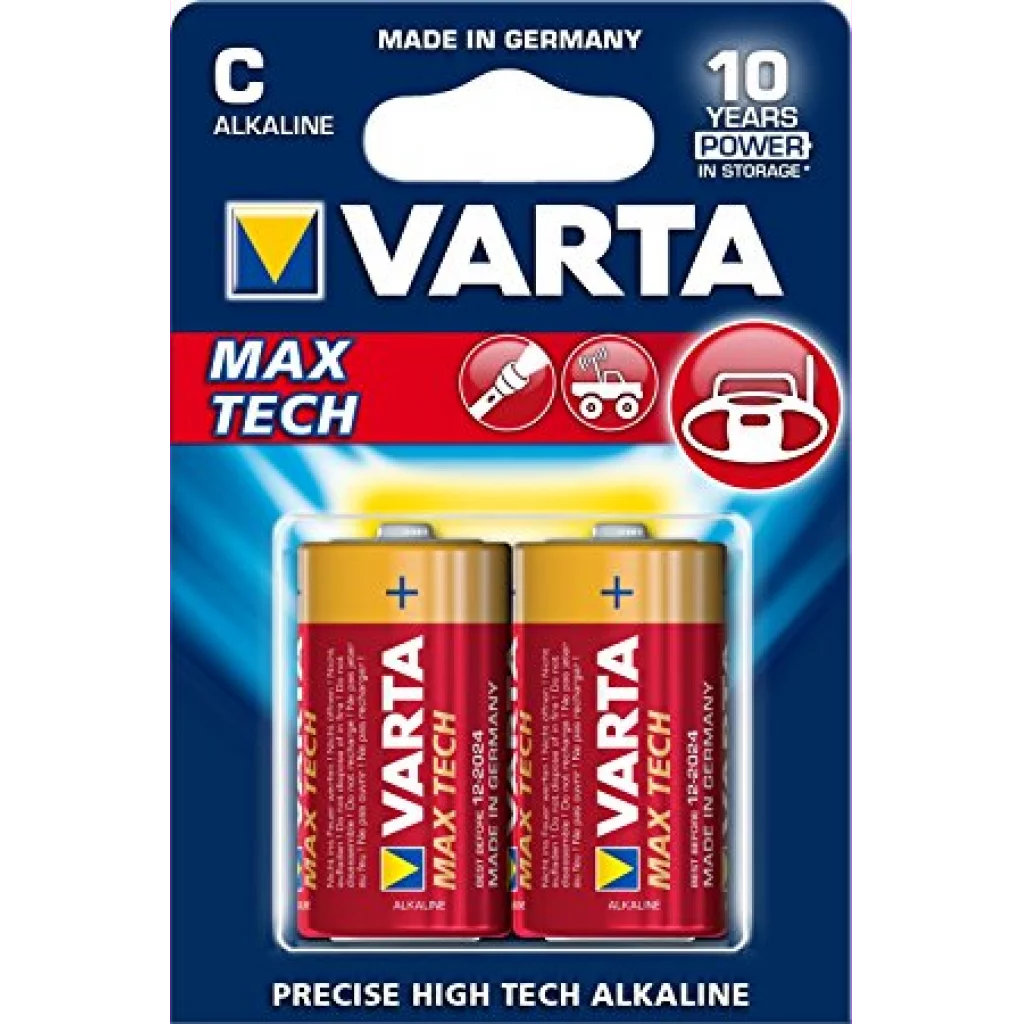 VARTA Max Tech C 1,5V 2-pakning