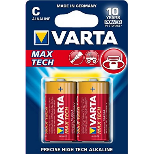 VARTA Max Tech C 1,5V 2-pakning