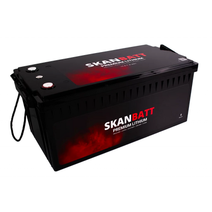 Produktbilde 3 av SKANBATT Premium Lithium - 24V 200Ah 200A BMS - 522x268x218mm - Bluetooth - 8 Års garanti