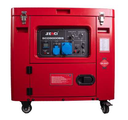 Senci Scd9000Bq Aggregat - Diesel - Max 6000W - Ats - Elektrisk Start - inkl. klargjøring shown in product view image 2