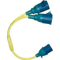 Splitter Cord 16A/250V Cee/2Xcee