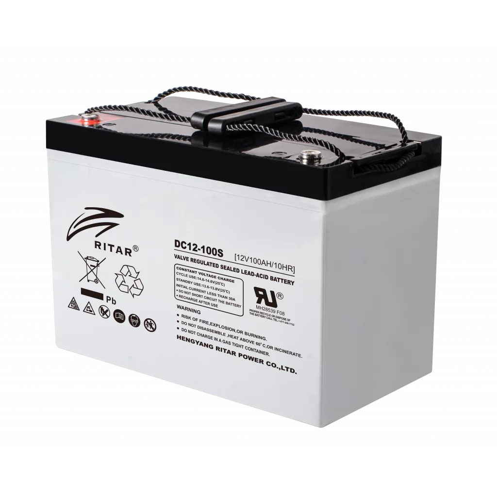 ritar-agm-deep-cycle-batteri-12v-100ah-c10-307x169x211mm-venstre